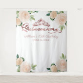 Tenture Fond flou Quinceanera (Devant)