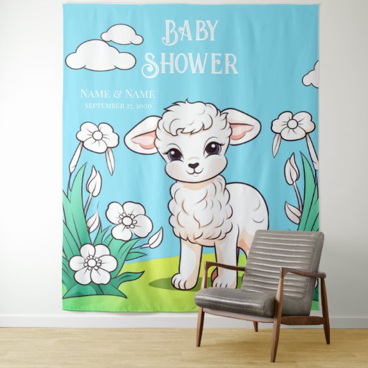 Tenture Fond Little Lamb (En situation)