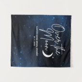 Tenture Fond lunaire pour enterrement de vie de jeune fill (Devant (Horizontal))