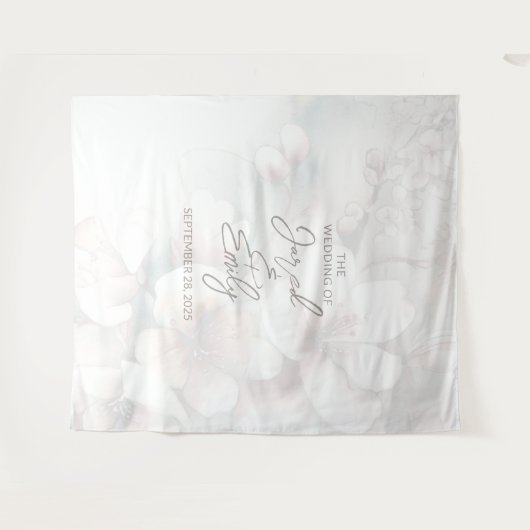 Tenture Fond Mariage Cherry Blossom (Devant (Horizontal))