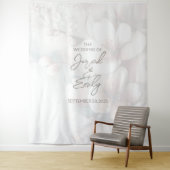 Tenture Fond Mariage Cherry Blossom (En situation)