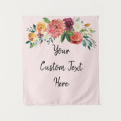 Tenture Fond mariage de automne, Réception Photo Booth (Devant)