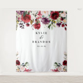 Tenture Fond mariage, Photo Prop, Photo Booth (Devant)