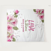 Tenture Fond Mariage rose (Devant (Horizontal))