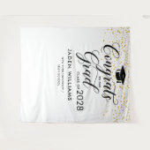 Tenture Fond Moderne pour Photobooth de Remise de Diplômes (Devant (Horizontal))