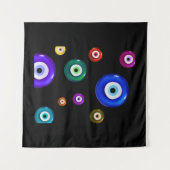 Tenture Fond noir oeil mal (Devant (Horizontal))