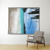 Tenture Fond personnalisable de scène de plage (En situation (horizontale))