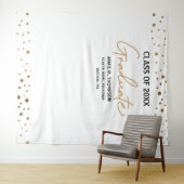 Tenture Fond personnalisable pour fête de remise de diplôm (En situation (horizontale))