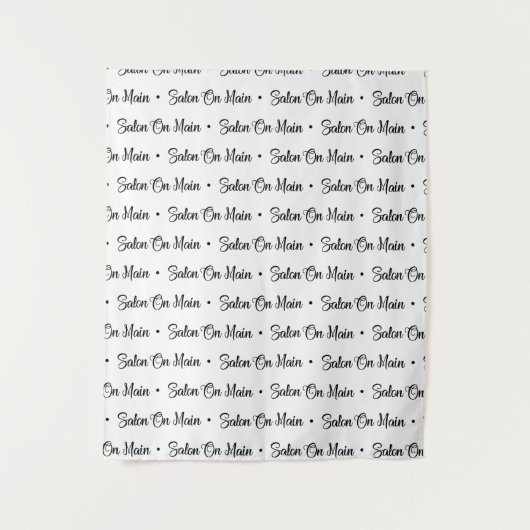 Tenture Fond personnalisé de logo pour événement à répétit (Devant)