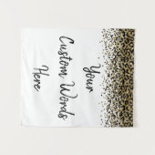 Tenture Fond personnalisé léopard pour Photobooth (Devant (Horizontal))