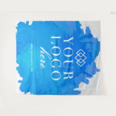 Tenture Fond personnalisé pour événement de salon professi (Devant (Horizontal))