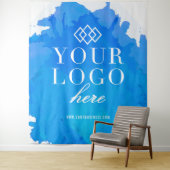 Tenture Fond personnalisé pour événement de salon professi (En situation)