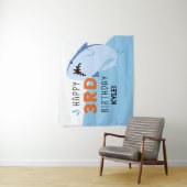 Tenture Fond personnalisé pour fête d'anniversaire des enf (En situation)