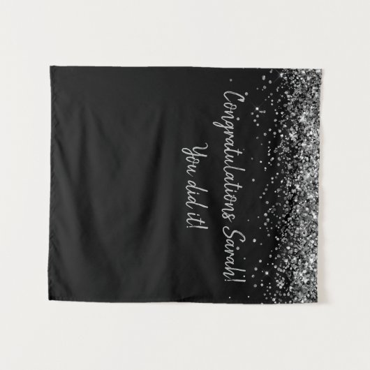 Tenture Fond personnalisé pour la fête de remise des diplô (Devant (Horizontal))