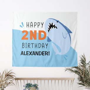 Tenture Fond personnalisé pour le 2ème anniversaire de gar