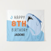 Tenture Fond personnalisé pour les 8 ans de votre enfant t (Devant (Horizontal))