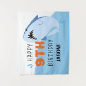 Tenture Fond personnalisé pour les 9 ans sur le thème des (Devant)