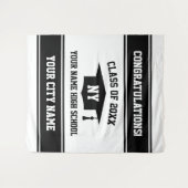 Tenture Fond personnalisé pour photobooth de fête de fin d (Devant (Horizontal))