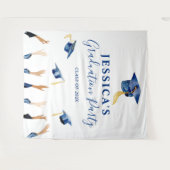 Tenture Fond personnalisé pour photobooth de remise de dip (Devant (Horizontal))