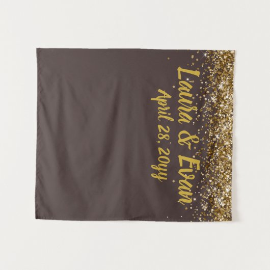 Tenture Fond personnalisé pour Photomaton de mariage Marro (Devant (Horizontal))