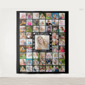 Tenture Fond personnalisé pour un collage de photos de rem (Devant)