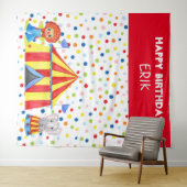 Tenture Fond photo de cirque pour enfantsTapisserie (En situation (horizontale))