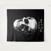 Tenture Fond photo du Mariage gothique du crâne (Devant (Horizontal))