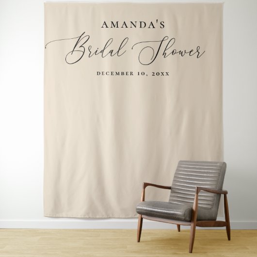 Tenture Fond photo Fête des mariées | Élégant d'ivoire (En situation)