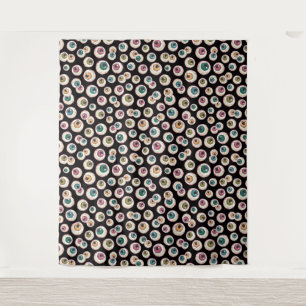 Tenture Fond photo Halloween Eyeballs