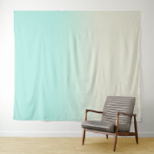 Tenture Fond photo Ombre de Gradient de menthe et d'ivoire (En situation (horizontale))