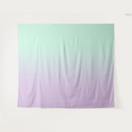 Tenture Fond photo Ombre Gradient Mint Et Lilac (Devant (Horizontal))