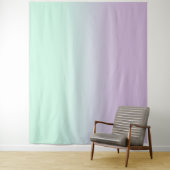 Tenture Fond photo Ombre Gradient Mint Et Lilac (En situation)