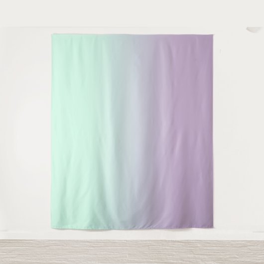 Tenture Fond photo Ombre Gradient Mint Et Lilac (Devant)