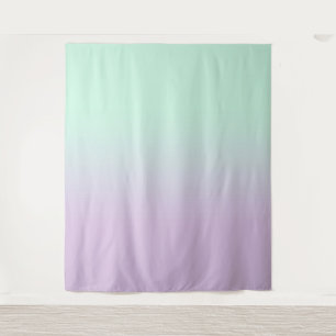 Tenture Fond photo Ombre Gradient Mint Et Lilac
