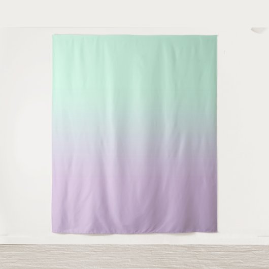 Tenture Fond photo Ombre Gradient Mint Et Lilac (Devant)