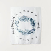 Tenture Fond photo Wild Azure Monthly Baby (Devant)