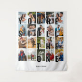 Tenture Fond pour anniversaire 20 Photo Tu es toujours le  (Devant)