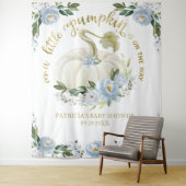 Tenture Fond pour Baby Shower d'automne Un Petit Citrouill (En situation)