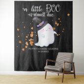 Tenture Fond pour Baby Shower de Little Boo Halloween fant (En situation)