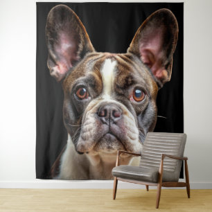 Tenture Fond pour chien bouledogue français Frenchies