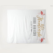 Tenture Fond pour enterrement de vie de jeune fille Flamin (Devant (Horizontal))