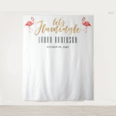 Tenture Fond pour enterrement de vie de jeune fille Flamin (Devant)