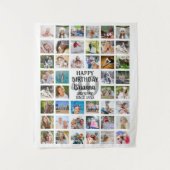 Tenture Fond pour fête de collage de photos d'anniversaire (Devant)