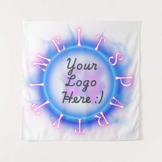 Tenture Fond pour fête de streamer (Devant)