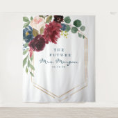 Tenture Fond pour la fête de fiançailles de la future Mme  (Devant)