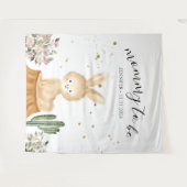 Tenture Fond pour lapine future maman (Devant (Horizontal))