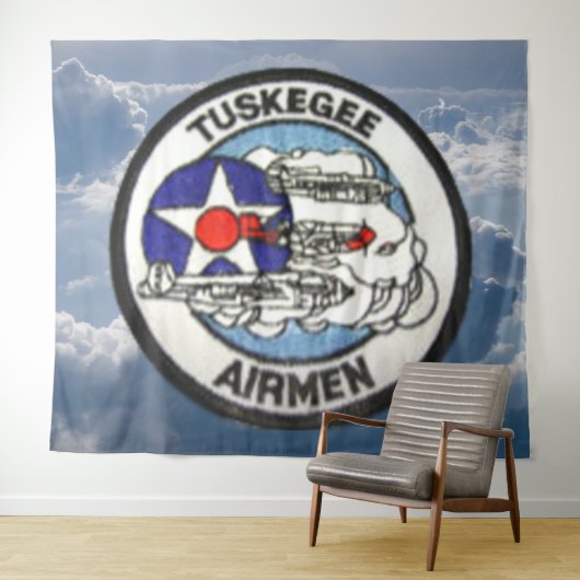 TENTURE FOND POUR PHOTO D'AVIATION TUSKGEE (En situation (horizontale))