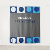 Tenture Fond pour photo de Bar Mitzvah de BASEBALL COOL (Devant)