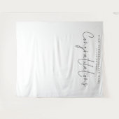 Tenture Fond pour photo de remise de diplômes de Congrats (Devant (Horizontal))