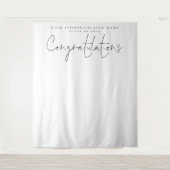 Tenture Fond pour photo de remise de diplômes de Congrats (Devant)